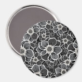 Mandala Flowers 5 Magneet (Voorkant / Achterkant)