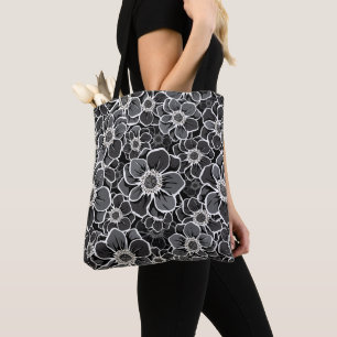 Mandala Flowers 5 Tote Bag