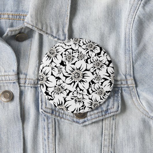 Mandala Flowers 6 Ronde Button 4,0 Cm (In situ)