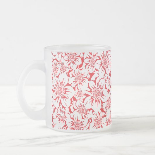 Mandala Flowers 8 Matglas Koffiemok (Links)