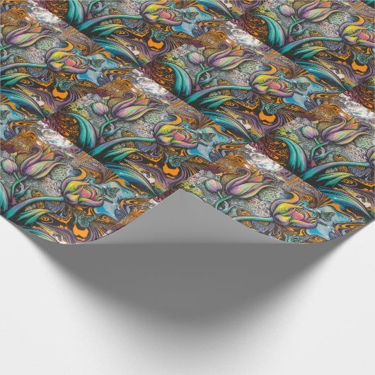 Mandala Flowers Cadeaupapier (Hoek)