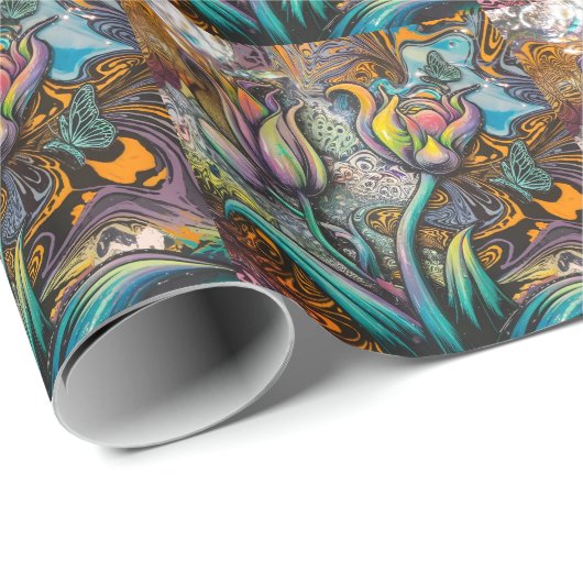 Mandala Flowers Cadeaupapier (Rol Hoek)