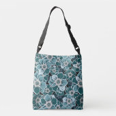Mandala Flowers Crossbody Tas (Achterkant)