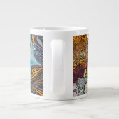 Mandala Flowers Grote Koffiekop (Achterkant)