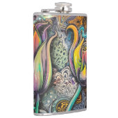 Mandala Flowers Heupfles (Rechts)