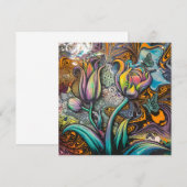 Mandala Flowers Kaart (Voorkant / Achterkant)