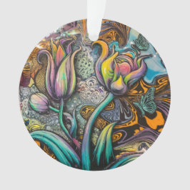 Mandala Flowers Ornament