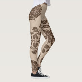 Mandala Flowers Ornament Leggings (Rechts)