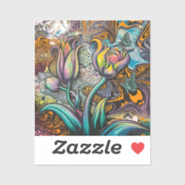 Mandala Flowers Sticker
