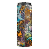 Mandala Flowers Thermosbeker (Achterkant)