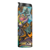 Mandala Flowers Thermosbeker (Geroteerd rechts)