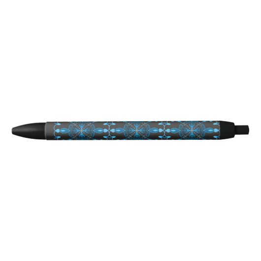Mandala Focus Joy Happy Creative Pattern Zwarte Inkt Pen (Voorkant)