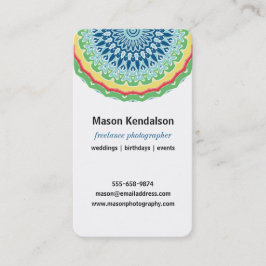Mandala fotograaf visitekaartje