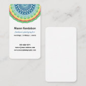 Mandala fotograaf visitekaartje (Voorkant / Achterkant)