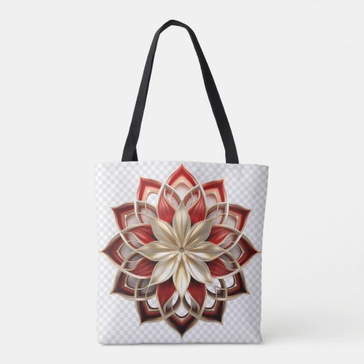 Mandala Fractal Design Bag Tote Bag (Achterkant)