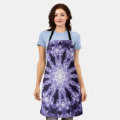 Mandala Fractal Psychedelic Retro Trippy Hippie Schort (Gedragen)