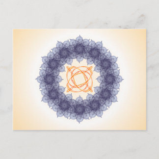 Mandala fractale samenstelling #13 briefkaart