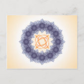 Mandala fractale samenstelling #13 briefkaart (Voorkant)