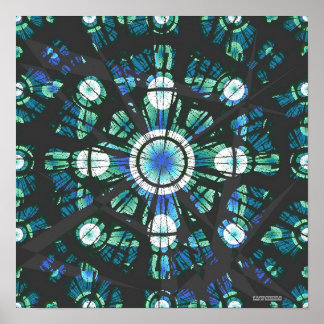 Mandala Funnels 6 Poster