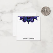 Mandala Galaxy Name Notes Notitiekaartje (Voorkant / Achterkant in situ)