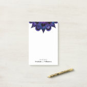 Mandala Galaxy Name Post-It Notes (Op bureau)