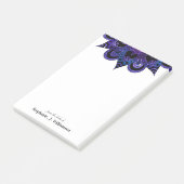 Mandala Galaxy Name Post-It Notes (Schuin)