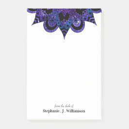 Mandala Galaxy Name Post-It Notes