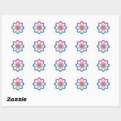 mandala Gamut-verf Ronde Sticker (Vel)