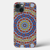 Mandala geel blauw Case-Mate iPhone case (Achterkant)