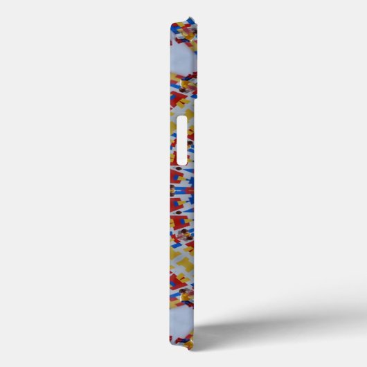 Mandala geel blauw Case-Mate iPhone case (Achterkant / Rechts)