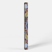Mandala geel blauw iPhone hoesje (Rechterkant)