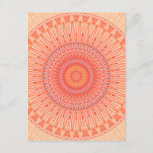 Mandala geestelijke gezondheid gecreëerd door Tutt Briefkaart