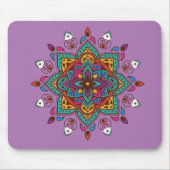 "Mandala" gekleurd Muismat (Voorkant)