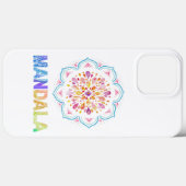 MANDALA GEKLEURDE LOTUS BLOEM Case-Mate iPhone CASE (Achterkant (horizontaal))