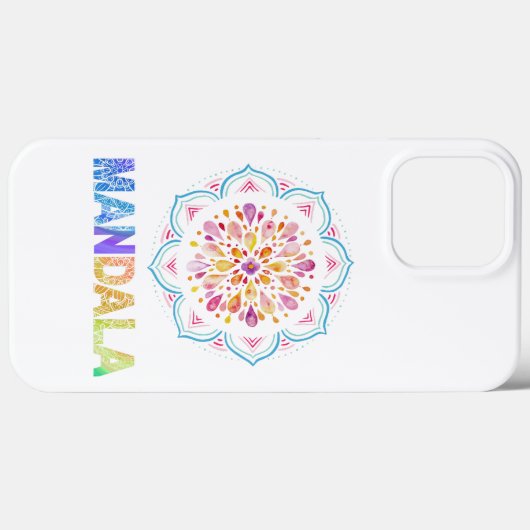 MANDALA GEKLEURDE LOTUS BLOEM Case-Mate iPhone CASE (Achterkant (horizontaal))