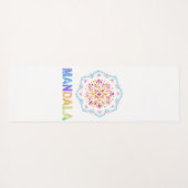 MANDALA GEKLEURDE LOTUS BLOEM YOGAMAT (Achterkant (horizontaal))