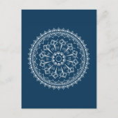 Mandala gemaakt van Seashells Briefkaart (Voorkant)