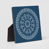 Mandala gemaakt van Seashells Fotoplaat (Voorkant)