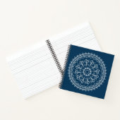 Mandala gemaakt van Seashells Notitieboek (Binnen)
