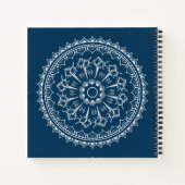 Mandala gemaakt van Seashells Notitieboek (Achterkant)