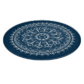 Mandala gemaakt van Seashells Snijplank (Hoek)