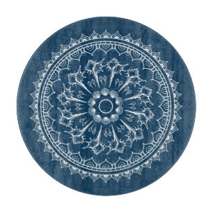 Mandala gemaakt van Seashells Snijplank