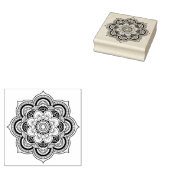 Mandala Geometric design Rubberstempel (Gestempeld)