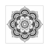 Mandala Geometric design Rubberstempel (Afrduk)