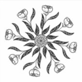 Mandala Geometric Flower Sticker (Voorkant)