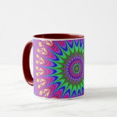 Mandala Geometric Psychedelic Retro Hippie Mok (Voorkant links)