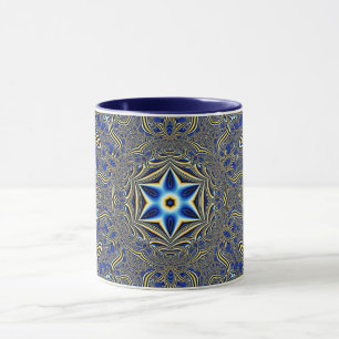 Mandala Geometric Rosette Fractal Retro Hippie Mok