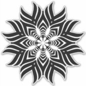 Mandala geometric Sticker (Voorkant)