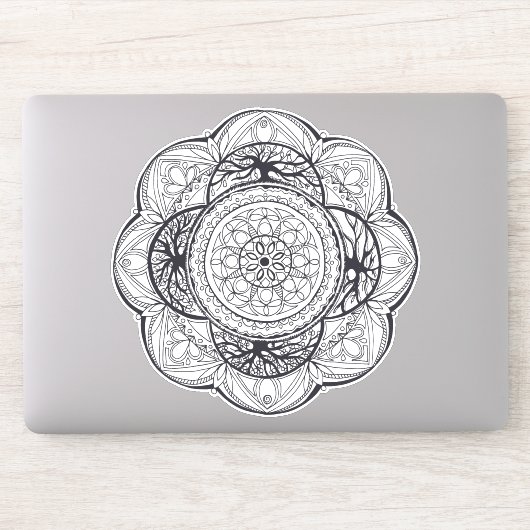 Mandala geometric Sticker (Computer)