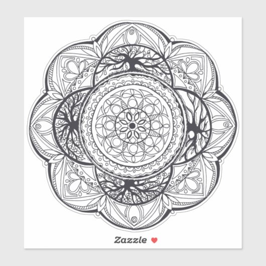 Mandala geometric Sticker (Vel)